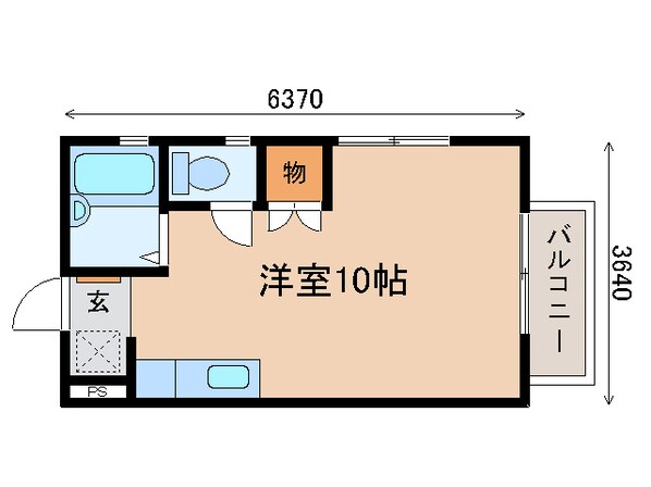 フォレストハウスの物件間取画像